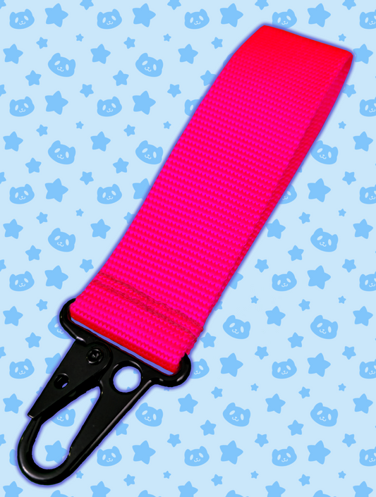 Heavy Duty Keychain - Neon Pink