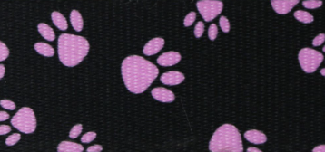 PAW PRINT (BLACK/PINK)