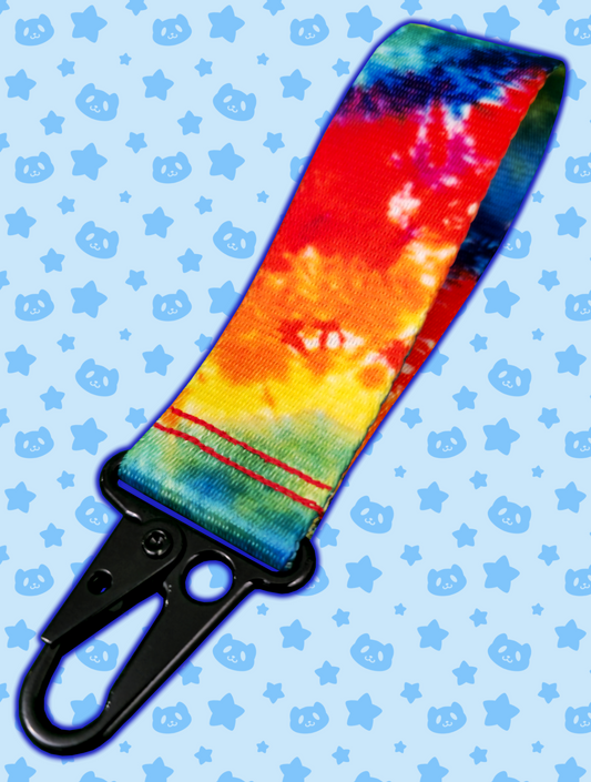 Heavy Duty Keychain - Rainbow Tie-Dye