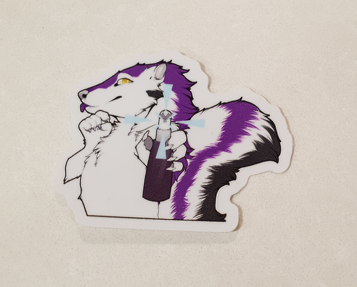 Skunk Spray Logo Sticker